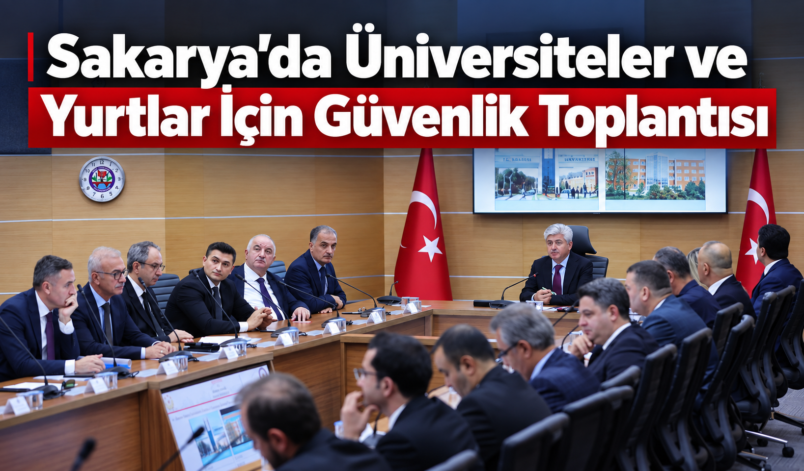 Sakarya’da Üniversiteler ve Yurtlar İçin Güvenlik Toplantısı
