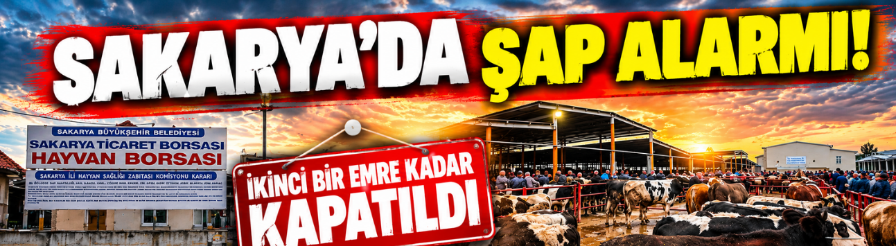 Sakarya’da şap alarmı!