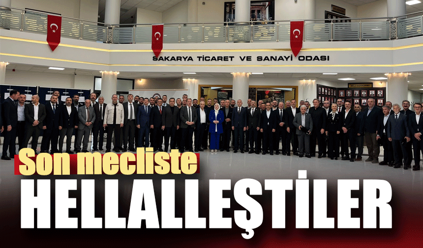 Son meclite helalleştiler