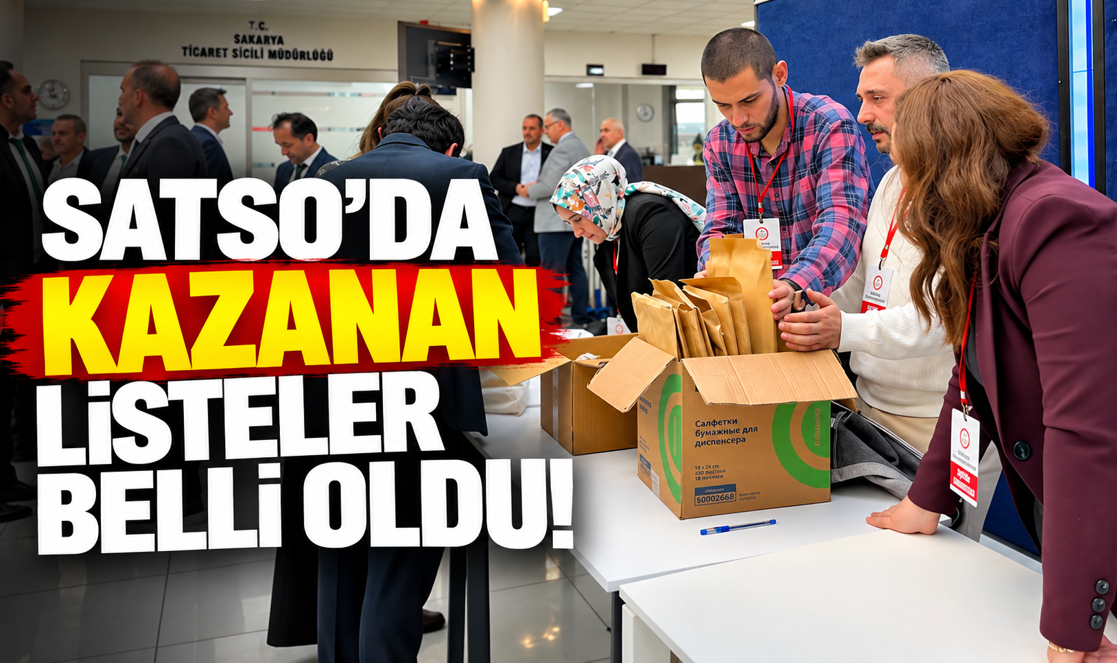 SATSO'da kazanan listeler belli oldu!