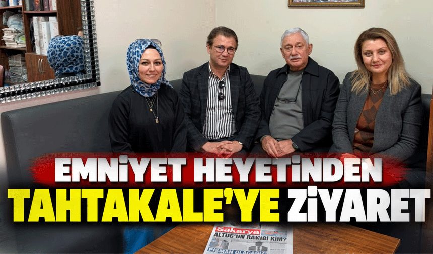 Emniyet heyetinden Tahtakale'ye ziyaret