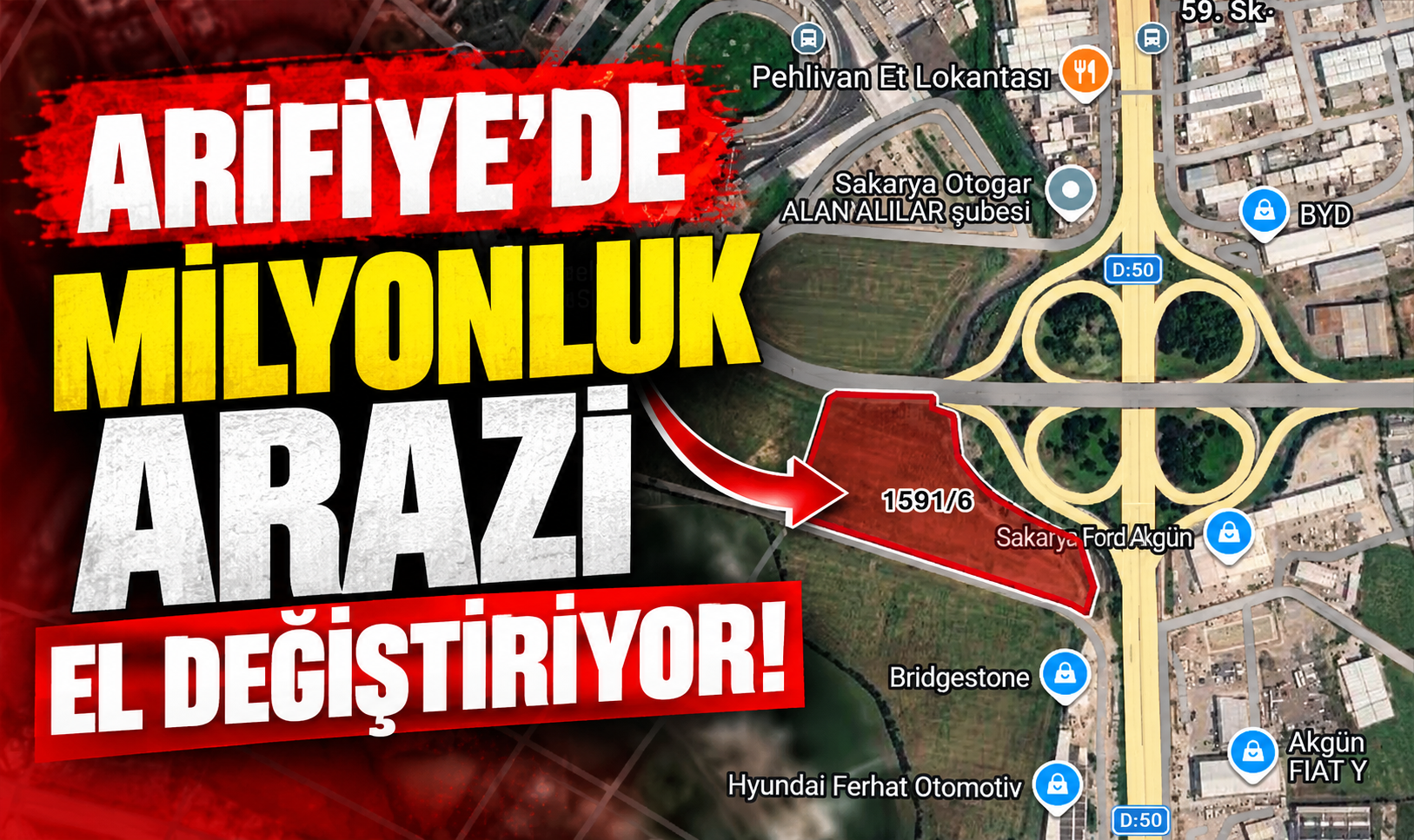 Sakarya'daki dev arazinin yeni sahibi belli oldu!