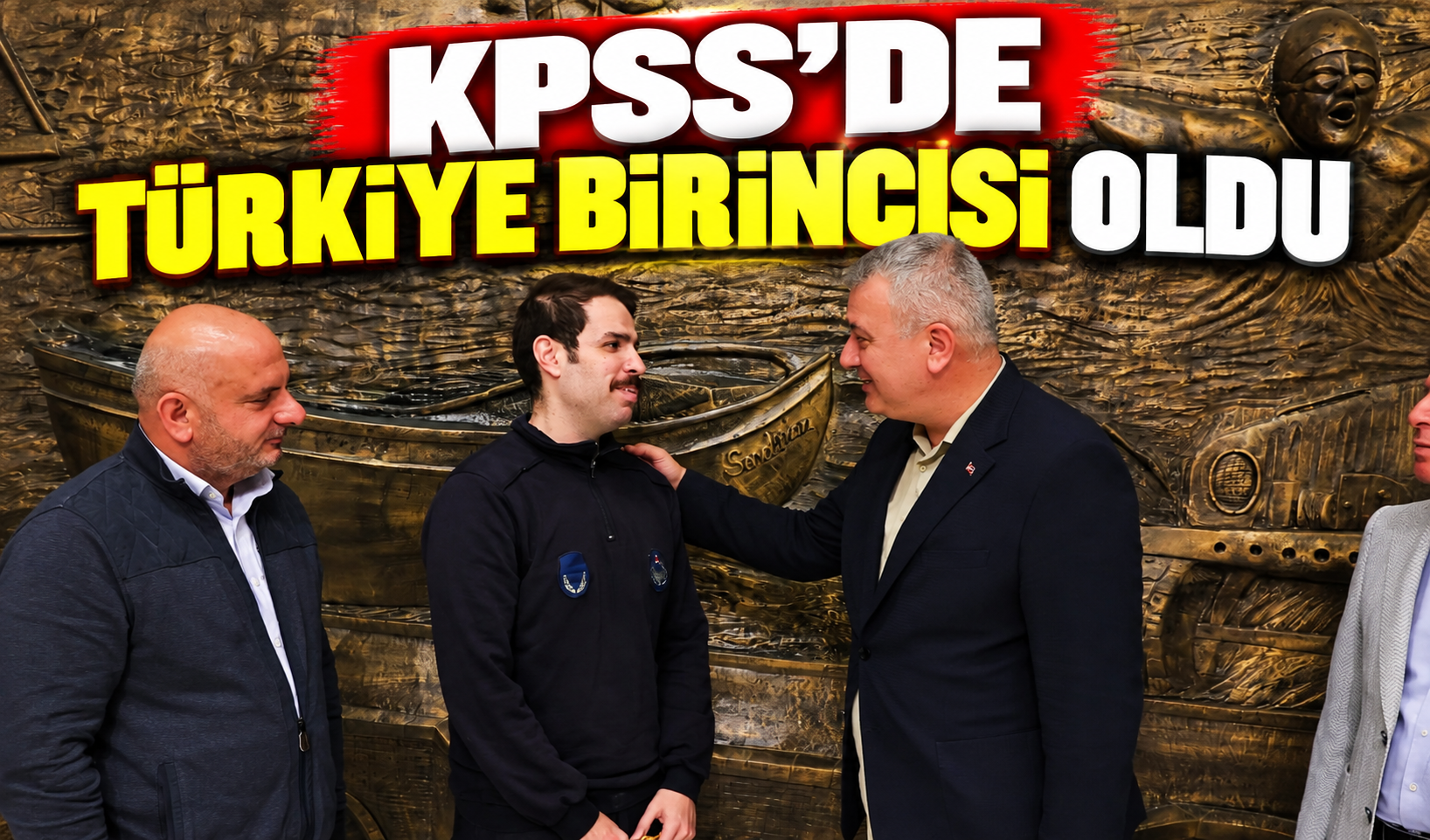 KPSS'de Türkiye birincisi oldu