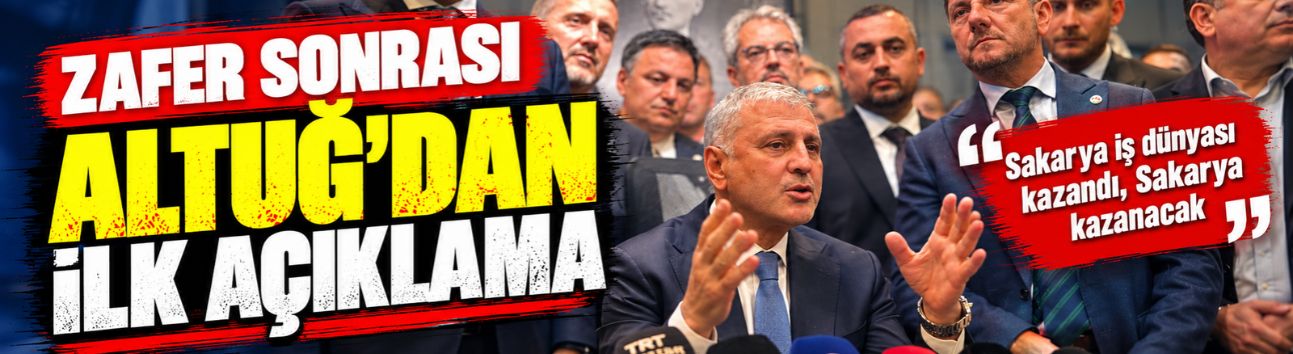 SATSO'da zafer Altuğ'un!